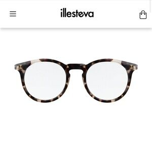 Illesteva Sterling Frames in White Tortoise